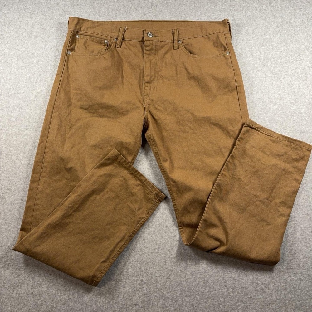 Levis 508 Jeans Mens 38x32 Brown Regular Taper Denim Five Pocket Pants